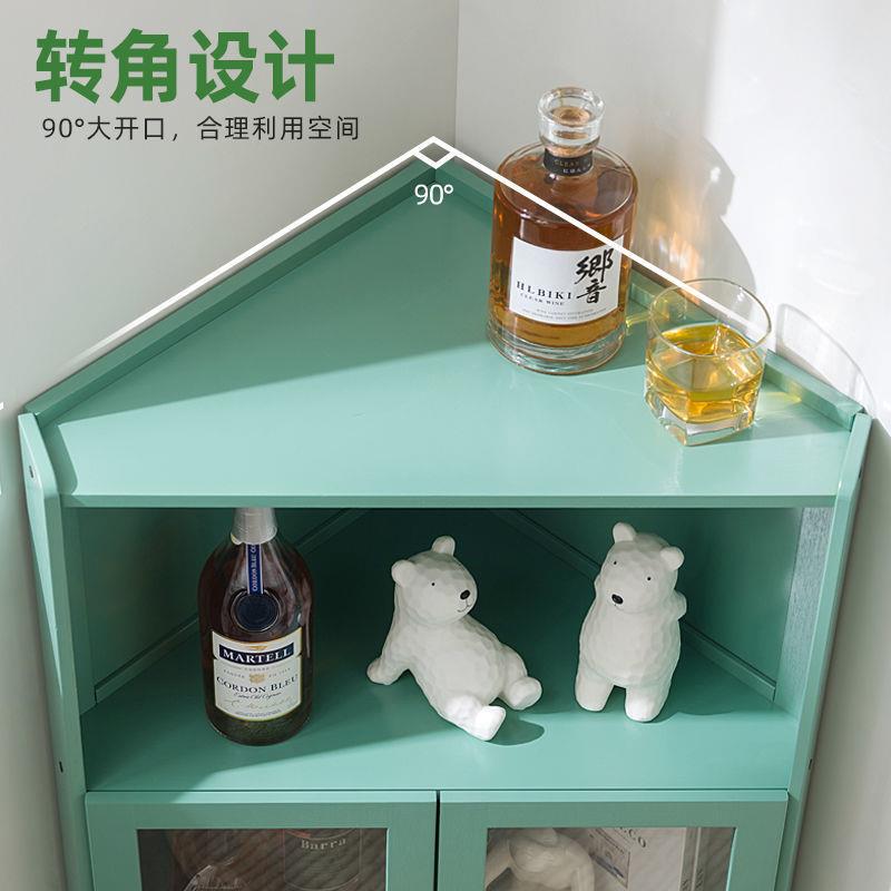 转角餐边柜VAF酒柜储物柜厨房碗柜约茶水柜餐备柜现代简客厅厅餐