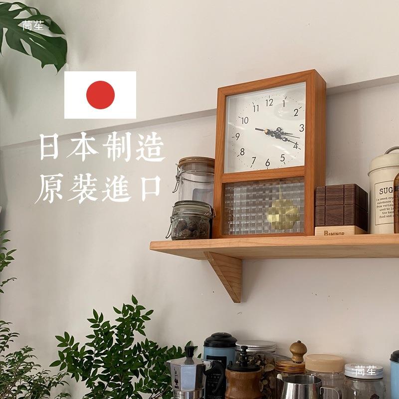 原木钟式th$*&hhy摇摆座钟日表摆放式式复古钟实挂木客厅老挂墙时