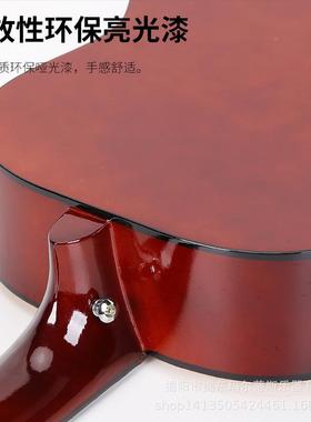 吉GQD-H39Y罩他古典吉吉他39寸古典他卡巴特乐木器厂全椴亮光光圆