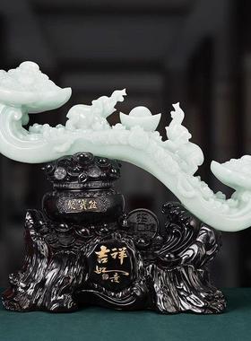 源盛集珍家居电视柜玉如意摆件博古架工艺品搬家新房装饰乔迁礼品