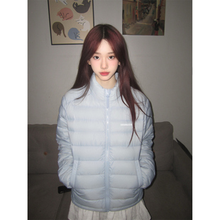 it GROUND ZERO可收纳轻薄90白鸭绒情侣款羽绒服