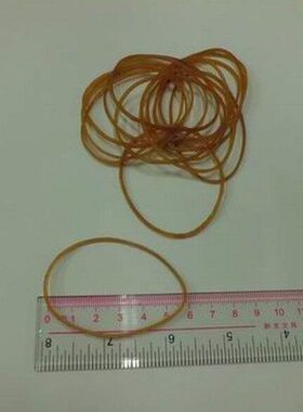 黄色2寸 橡皮筋、橡胶圈 胶圈直径5CM 14元/斤