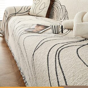 2023年新款网红沙发盖布巾高级感四季通用沙发套罩沙发垫全盖毯子