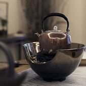 台湾龙隐斋铁壶电陶炉静音银壶专用茶炉煮茶炉无辐射泡茶烧水茶具