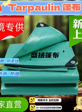加厚耐磨pe绿色货车汽车防雨布涂塑布 防水布 苫布 油布帆布 篷布