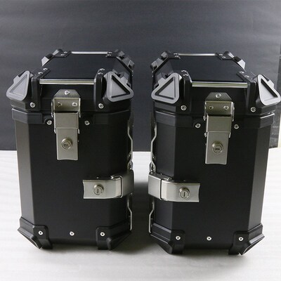 工厂35升摩托车铝合金边箱内衬圆角侧箱适用DL250骑行装备箱