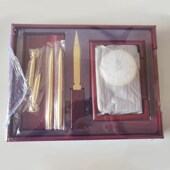 新款 饰品老板桌文台收纳笔筒创意桌面用品 办公桌摆件办公桌装