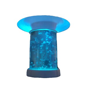 圆柱亚克力鱼缸观赏水母缸海洋馆景观工程大型水母缸定制