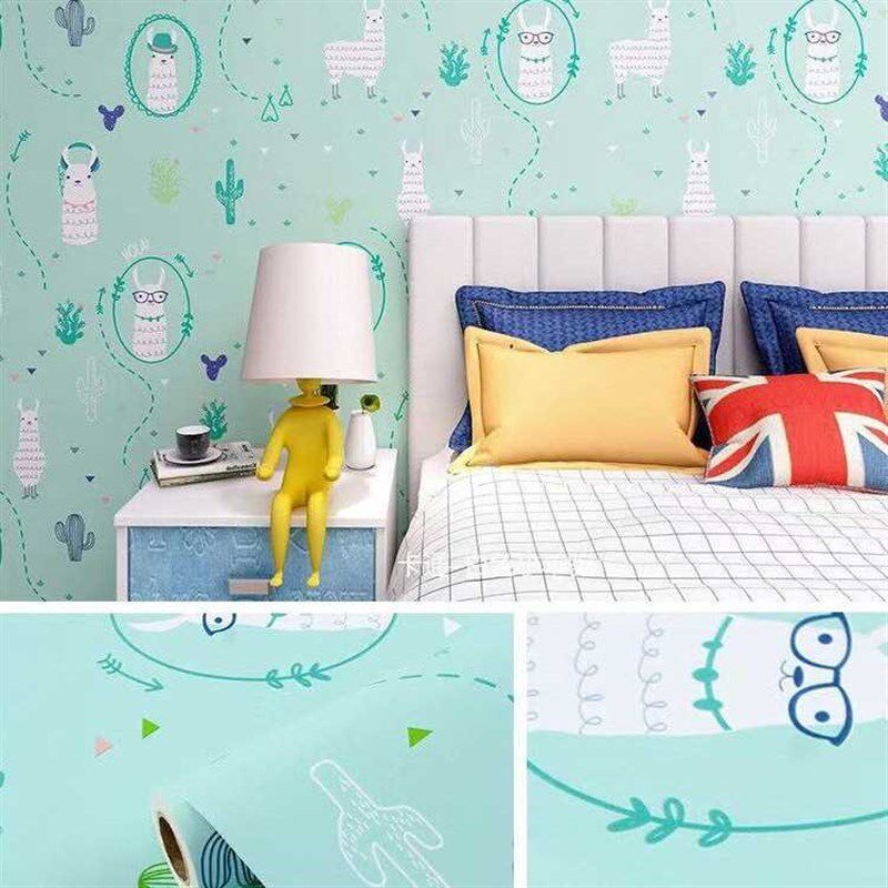 纯色墙纸自粘防水防潮家用温馨卧室客厅背景墙壁纸网红宿舍墙贴纸