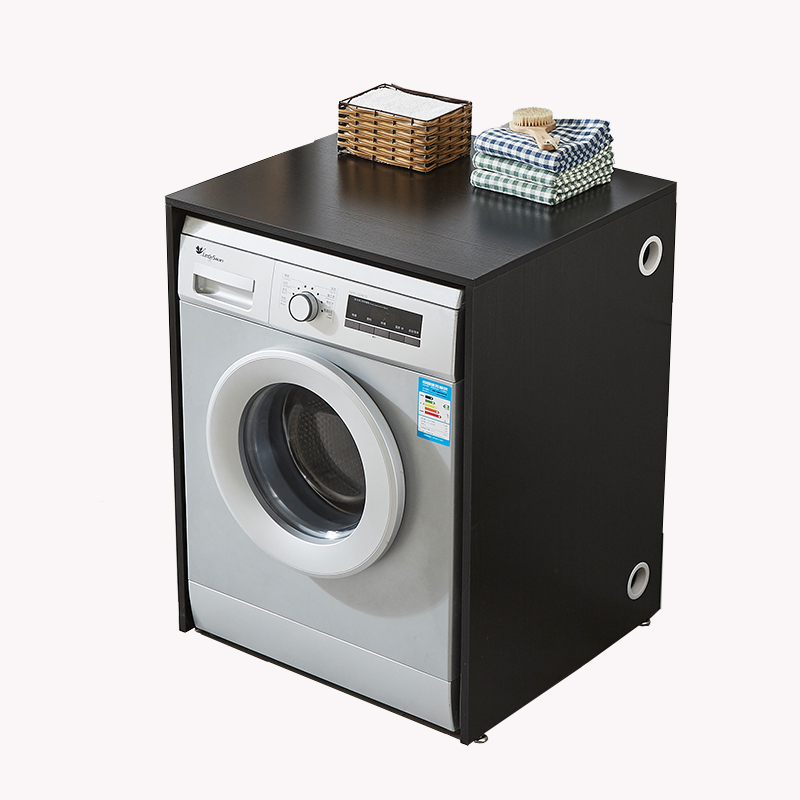 单独洗衣柜小户型实木免漆置物架伴侣柜阳台浴室定制滚筒洗衣机罩