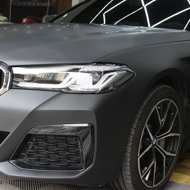 哑光黑汽车改色膜全车膜车身贴膜BA亚面碳黑漆面保护膜整车膜包安