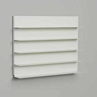 lada隐形层板上墙金属隐形书架杯架置物架层板