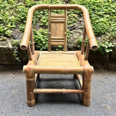 竹椅子太师椅老式复古带扶手圈椅椅太师茶室休闲喝茶椅手工竹餐椅,住宅家具,圈椅,淘宝优惠券,粉丝福利购,淘宝优惠卷