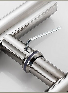 玻璃门门拉手拉手不锈钢加厚大门门把手推拉门木门304Z长拉手银色