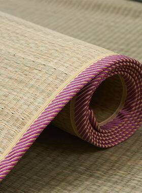 天然草席1m.8m床1.WIH35米1米.5人双1.2单人学生宿舍蔺草席子0.8