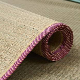 天然草席1m.8m床1.WIH35米1米.5人双1.2单人学生宿舍蔺草席子0.8