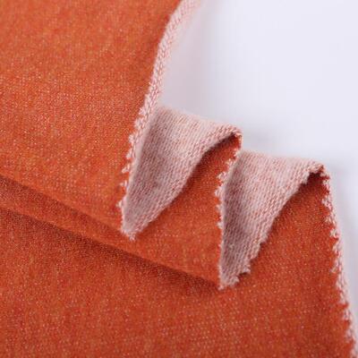 精梳全棉毛色织单面针织面料厂家供应衣秋冬圈布鱼GUI鳞卫布料