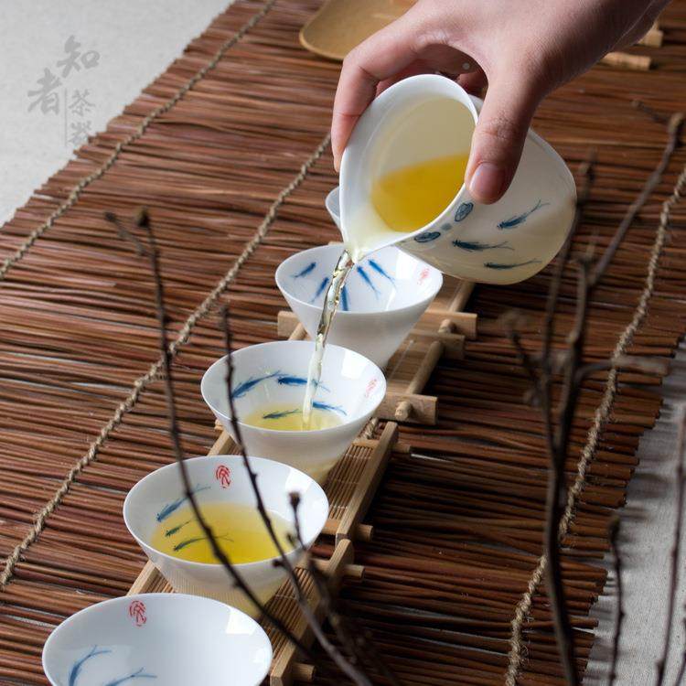 手绘鱼整套功22994佳夫茶具盖瓷碗斗笠杯套装陶瓷高白杯手绘品送,农机/农具/农膜,其它农用工具,淘宝优惠券,粉丝福利购,淘宝优惠卷