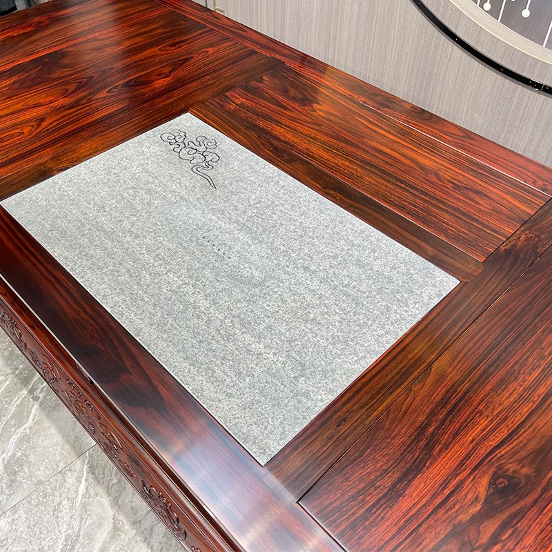 印尼黑酸枝木f茶桌阔叶黄檀茶台东阳红木家具功夫泡茶台金狮茶桌