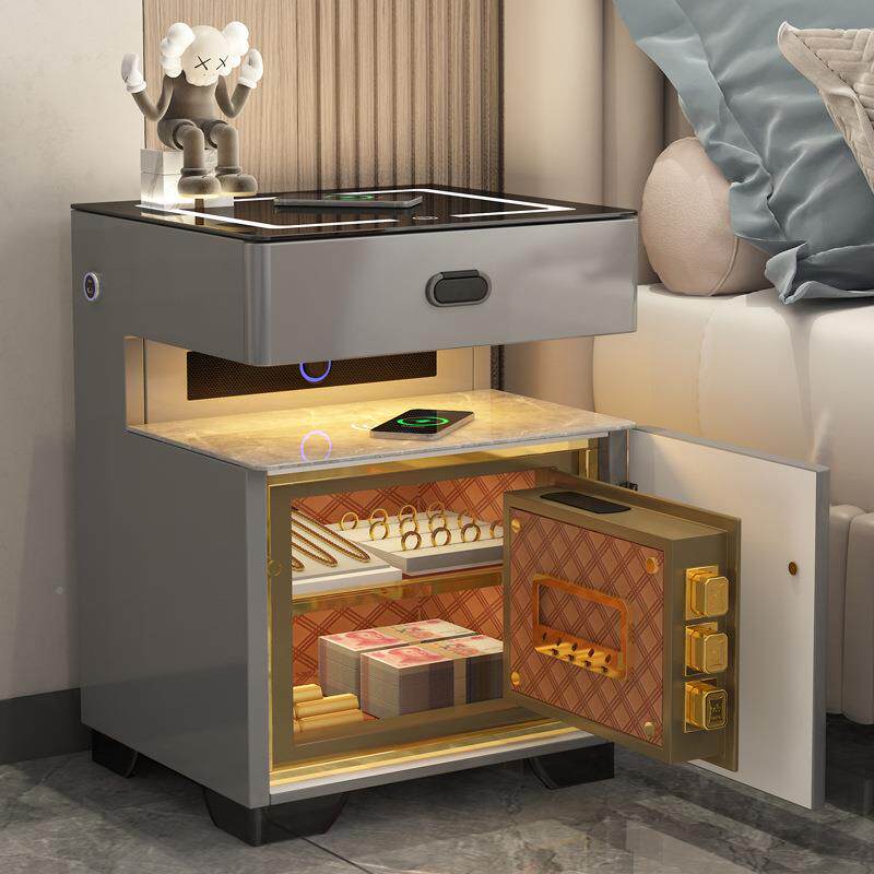 家用隐形保险柜多功指纹机械码保险箱安防程控制床头保远01能险密