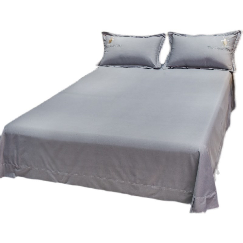 定做纯色全棉加厚磨毛m大床单榻榻米3米炕单300x350x400纯棉布被