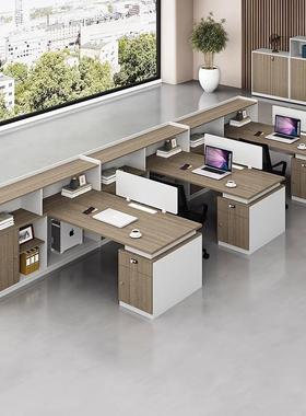 办组公桌椅合职员简办约现代屏风财务桌公室桌6人办公桌MDN-0312