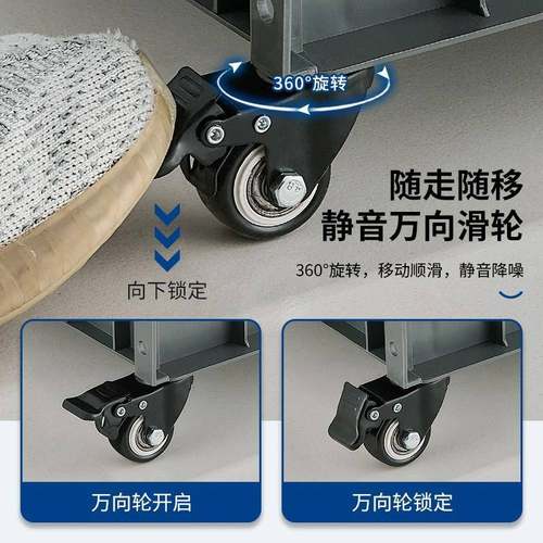 移动落地拖把架不钢清洁工具置物架锈阳布台水收纳放置扫把可移动