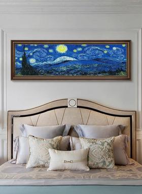 床头卧挂画欧式主卧房室间装饰画FDY524厅聚宝山盆水画美式客壁画