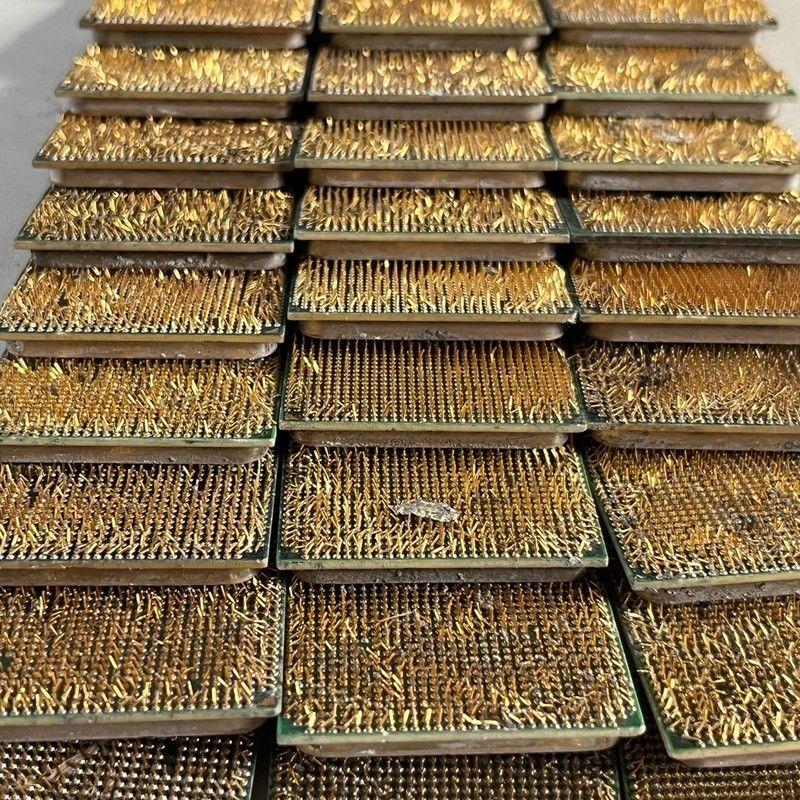 AMD电脑CPU提金炼子镀金