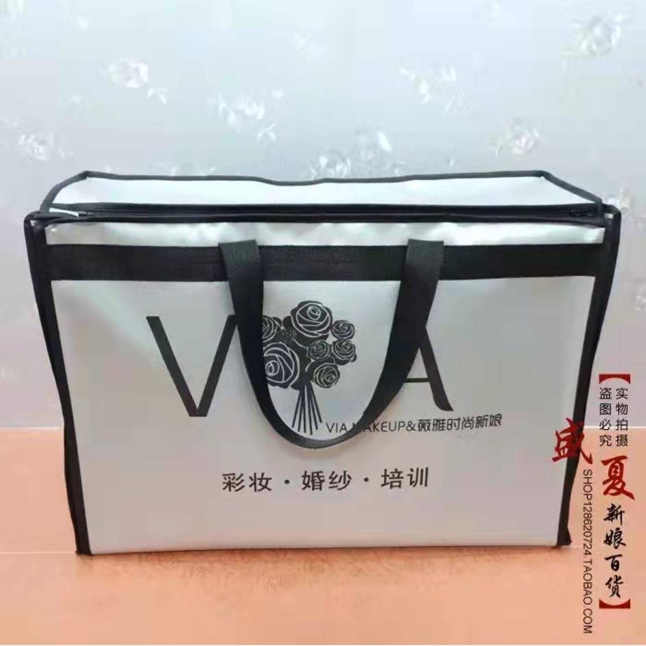 婚高防尘套可印LOGO礼服大尾档防水手提箱子两用491袋拖子收纳防