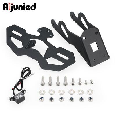 适用忍者1尾000KLE650VERS除YS摩托车KZ13战斗整挡泥板消车牌洁架