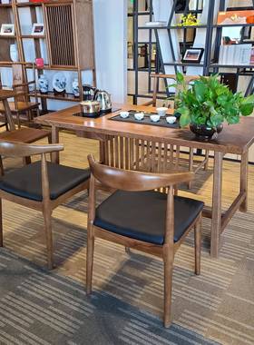 深圳现茶桌岩自板功夫茶桌铁VLJ大理石茶艺台动上水泡代茶办公室