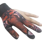 高弹力防滑耐磨透气三指全指台球手套 司诺克手套桌球手套