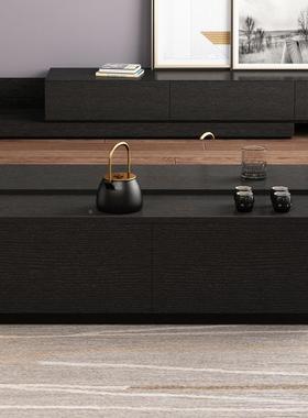 现代简约茶两几可升降功夫茶SWG桌极北欧厅客用餐桌多功能储物柜