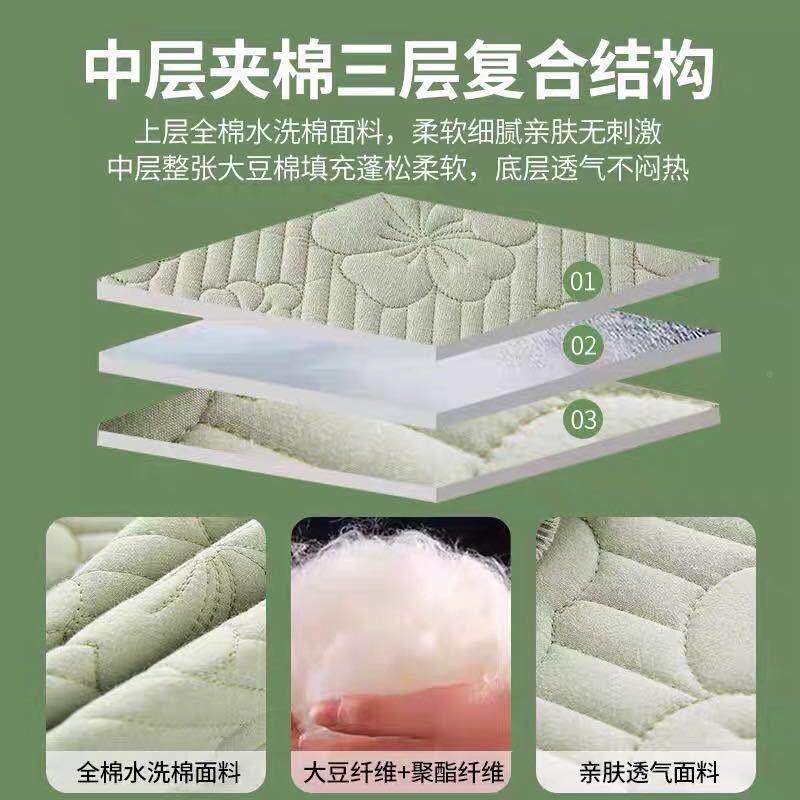 a类全棉夹单棉床笠件花边纯棉床保罩加厂家直供厚高档床罩套防滑