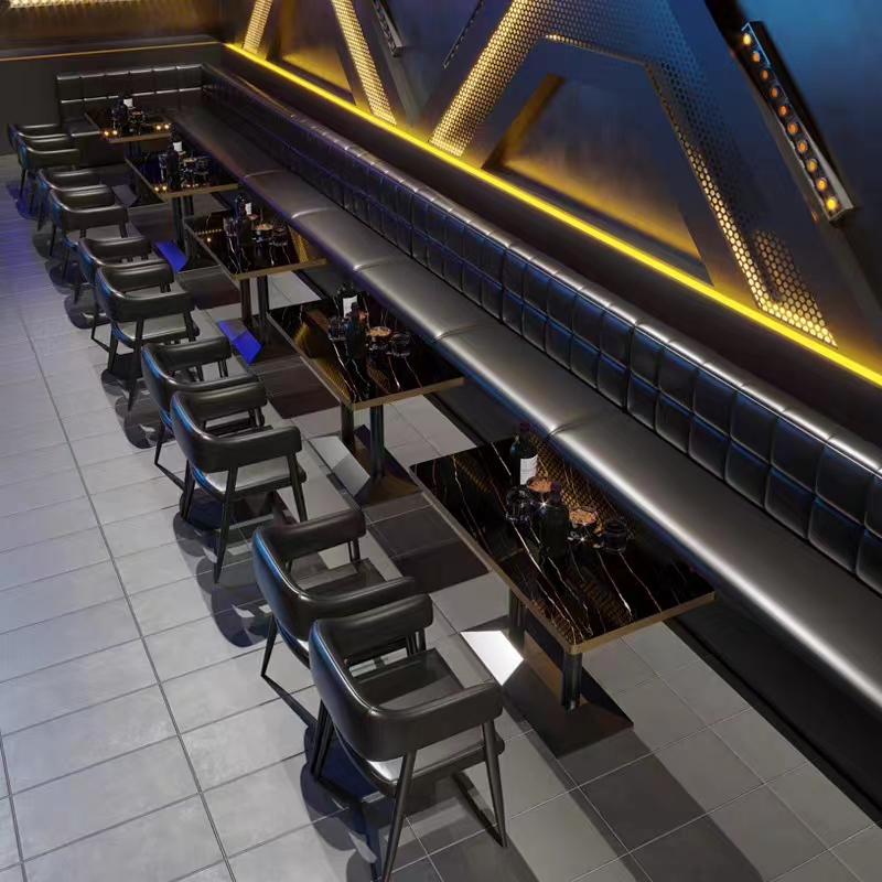 定制酒吧音乐清吧西餐咖啡厅桌椅组合烧烤火锅奶P茶店KTV卡座沙发