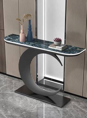 80477轻奢玄关金桌现代简约窄条案景靠墙过道走廊装色端台入户饰