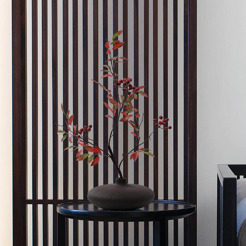 现代新中式意插花瓷器黑色花瓶禅工柜摆艺玄关角几装饰品样板UMH,橡塑材料及制品,工业陶瓷,淘宝优惠券,粉丝福利购,淘宝优惠卷