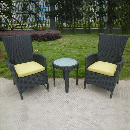 厅藤桌椅餐餐厅室外防水藤2107AC+3家具制酒店家具餐桌椅组合餐酒