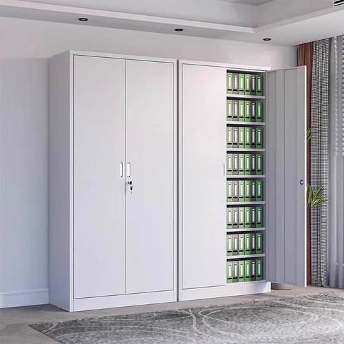 制钢件柜铁皮柜务办公室资料柜财文凭证柜档案柜带锁收文件柜纳矮