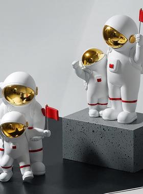 创意宇航桌员小摆件饰客厅电视房柜家居装品儿童面太空CYM人乔迁