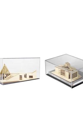 建模筑型摆件现代简约BJ0551A轻奢样客板书房书桌间办公室厅玄关