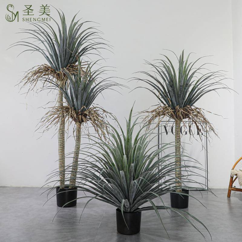 仿真SM龙树血树树丝兰树多杆大橱窗商场造景装铁饰龙血网红绿型植