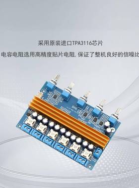 TPA116立体声发烧iFi大功率4.2H声道输出TPA3116双音低炮数3字功