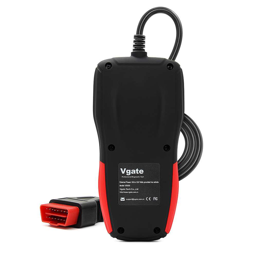 外贸热销汽车故障诊断仪 VGATE VR800 OBD2 Scanner 内置8种语言