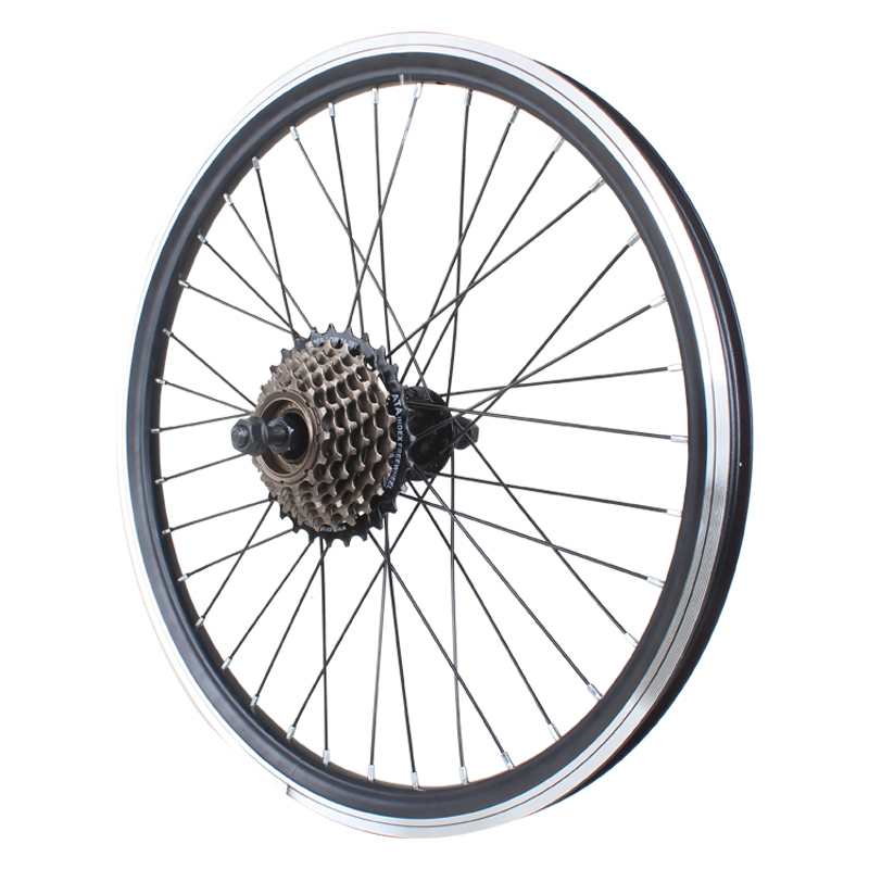 20寸变速406V刹自行车前后车轮组18/21/24速1.75/1.50/1.35胎