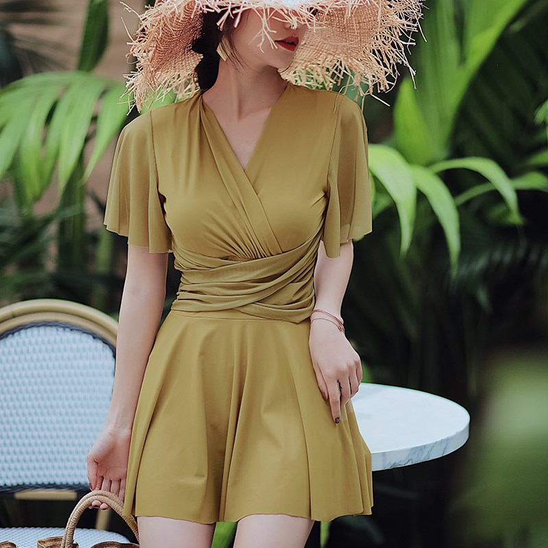 分体泳衣女两件套女士游泳衣分体式2024新款保守泡温泉高级感泳装