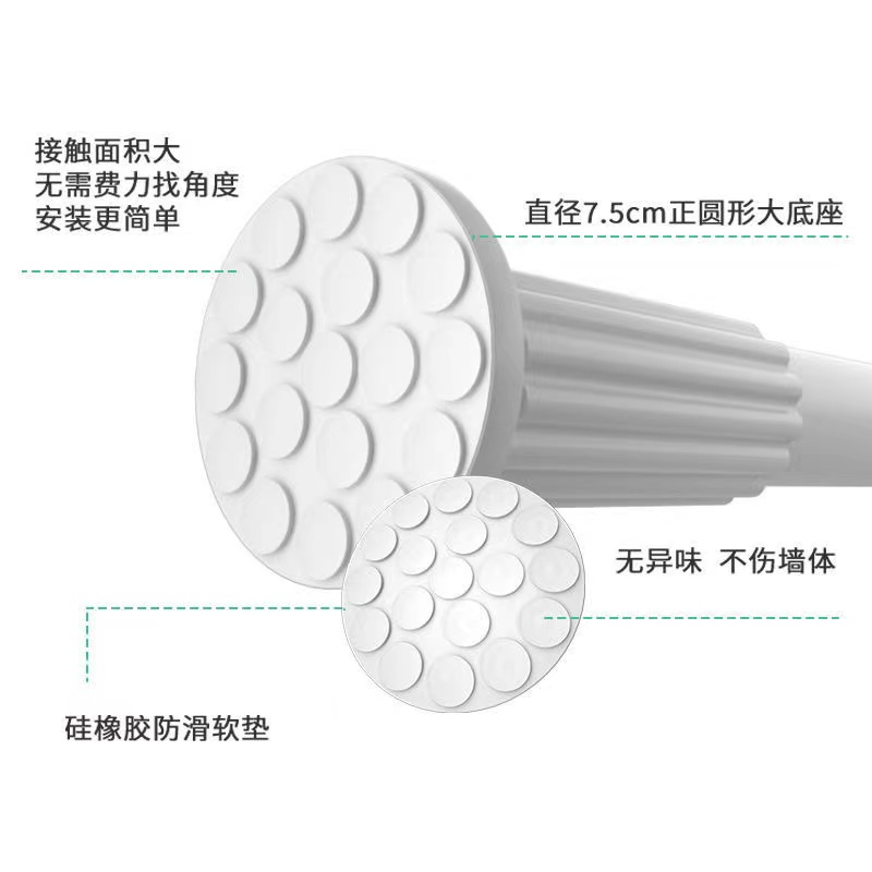 阳台晾衣杆免打孔伸缩杆窗帘杆衣柜支伸缩杆晒衣架化妆室浴帘杆挂