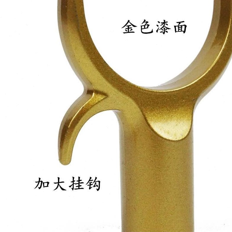 加厚衣叉杆不锈钢加厚挑衣杆衣撑衣杆加长2.1米4米晒衣杆金属叉头