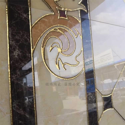 地板砖客厅瓷砖拼花欧式r餐厅地毯砖拼图抛晶过道玄关防滑地砖拼